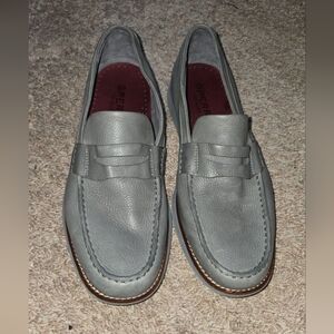 Sperry Top-Sider Men's Loafer, Grey Tumbled Leather Men